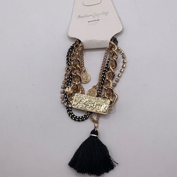 Fashion Jewelry Jewelry - Nwt Layered Bracelet with Tassel
